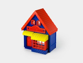 sweet shop - Spielzeug Spiel Zubehör Haus Süßigkeiten 3d print model - Mito3D