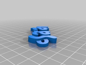 sara organizasyon özelleştirilmiş 3d print model - Mito3D