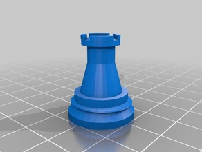 chess rook 3d printing 3d print model - Mito3D