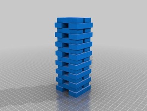 jenga tour 3d l'impression 3d print model - Mito3D