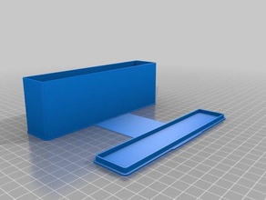 boite de 3 les conteneurs personnalisé 3d print model - Mito3D