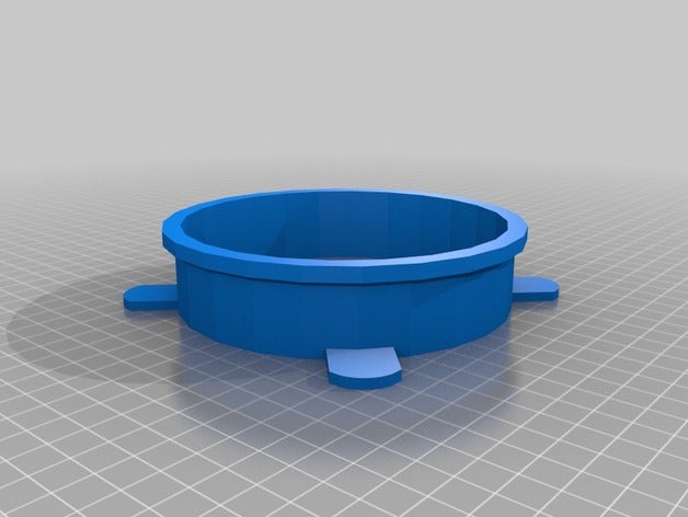 adaptador ventilador 120x120 pièces 3D print model - Mito3D