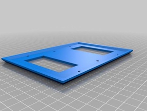 my customized wall plate household 3d print model - Mito3D