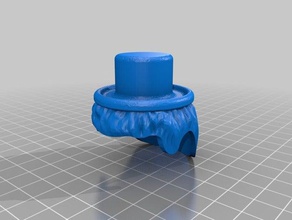 Riesen-lego-business-Mann-Haar-Hut gebaut - Spielzeug Spiele 3d print model - Mito3D