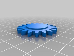 il mio personalizzato ingranaggi ad evolvente due righe denti powerwheel corsa del giocattolo parti 3d print model - Mito3D