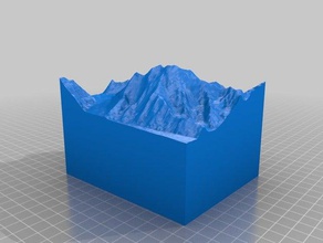 broad peak 3d printing 3d print model - Mito3D