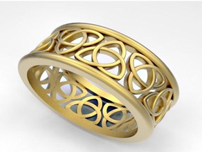 ring-knot bracelet rings 3d print model - Mito3D