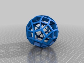 16-rombicosi math Kunst angepasst 3d print model - Mito3D