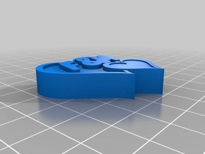 iniziali su cuore organizasyon özelleştirilmiş 3d print model - Mito3D