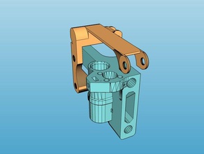 cavo di catena montaggio a parte 3d la stampante accessori i3 rework x-motore prusa supporto motore 3d print model - Mito3D