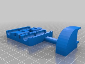 i3 x-carriage drag chain mount 3d printer parts 3d print model - Mito3D