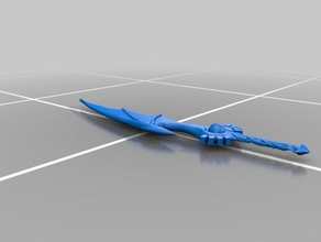 soul eater rikus blade sculptures keyblade kingdom hearts 3d print model - Mito3D