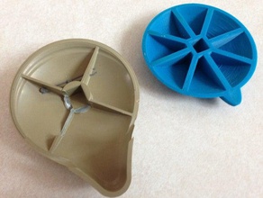 sundance optima hot tub diverter knob replacement parts 3d print model - Mito3D