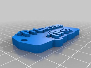 ares de porte-clés personnalisé 3d print model - Mito3D