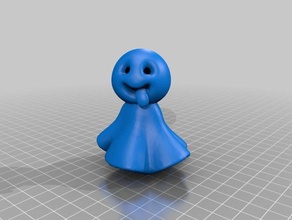 smile ghost toy game accessories 3d print model - Mito3D