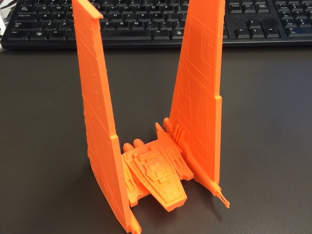 kylo rens komut servisi araç kilo ren uzay gemisi star wars tinkercad 3D print model - Mito3D