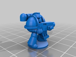 15mm scale tactical marine toys games wargaming 3d print model - Mito3D