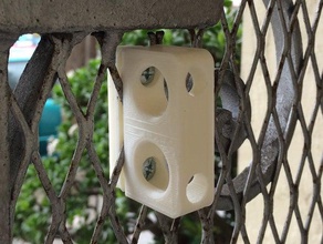 el meñique de la manija cierre-sólo cerrojo puerta al aire libre jardín uso diario seguridad en hogar 3d print model - Mito3D