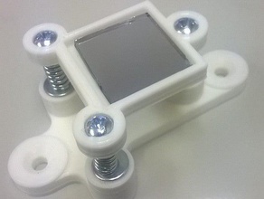 3-point mirror holder electronics 3d print model - Mito3D
