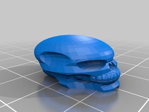 skull Schalthebel Zubehör 3d print model - Mito3D