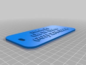 ashleys corte color clave de la cadena llaveros personalizado 3d print model - Mito3D
