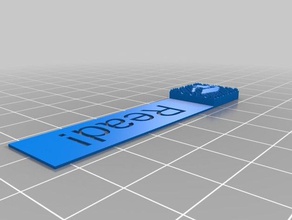 leggi di segnalibro office personalizzato 3d print model - Mito3D