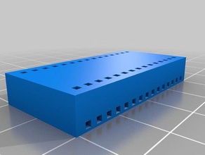 arduino nano meine angepasste custumizable solderless wire termination-pin-Header Elektronik 3d print model - Mito3D