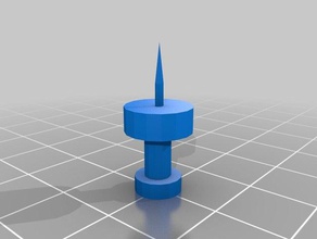 blue pin household 3d print model - Mito3D
