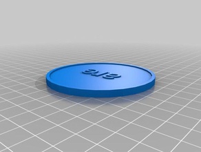 token paralar rozetleri özelleştirilmiş 3d print model - Mito3D
