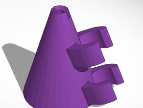 m3d filamento de guia a impressora partes jtaylor330 m3dmicro spool tinkercad 3d print model - Mito3D