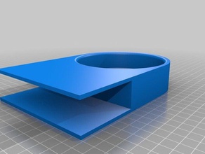 drink coaster organizzazione supporto di tazza customizer desk organizer openscad 3d print model - Mito3D