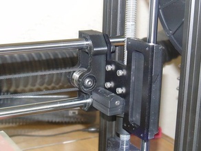 taz 12mm x-eixo de atualização 3d a impressora partes lulzbot 5 3d print model - Mito3D