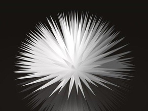 deniz kestanesi matematik sanat jeodezik Jeodezi spike sivri spikey yıldız 3d print model - Mito3D