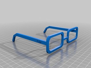 liv óculos personalizado 3d print model - Mito3D