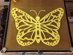 butterfly deco decor 3d print model - Mito3D