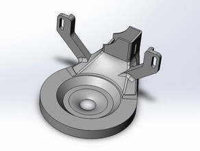 circular fan-duct blower my custom carriage 3d printer accessories 3d print model - Mito3D