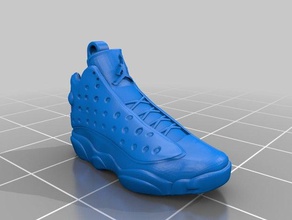 air jordan xiii i portachiavi art il basket sneakers 3d print model - Mito3D