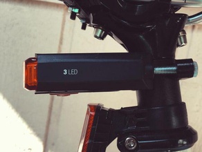 campanello bici radiante della luce finale adattatore a vite sport all'aperto bell bicicletta allegato supporto per leggera il la ciclismo monti 3d print model - Mito3D