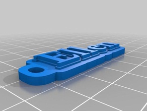 ellen 2 llaveros personalizado 3d print model - Mito3D