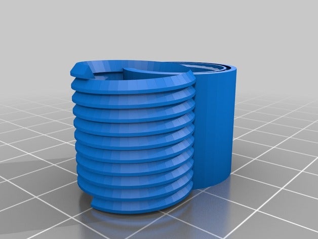 il mio profilo su misura filettatura della vite parti 3D print model - Mito3D