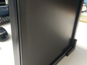 vertical monitor holder office beeldscherm dell mount screen vertikaal 3d print model - Mito3D