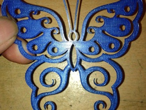 another butterfly deco decor 3d print model - Mito3D