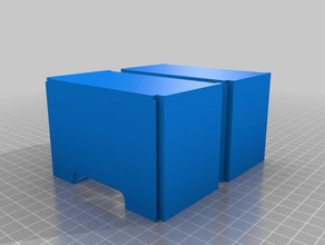 netrunner Mittel-deck-Lagerung ohne Deckel - Spielzeug Spiel Zubehör angepasst 3d print model - Mito3D