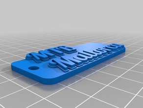 mi mtb llaveros personalizado 3d print model - Mito3D