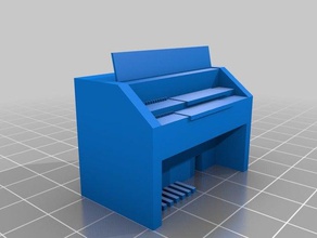Orgel Modell Möbel 3d print model - Mito3D