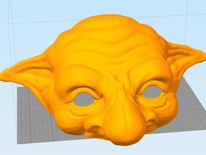 hollowed out desk troll making into mask costume 3d print model - Mito3D