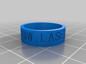 laser-op ring Ringe angepasst 3d print model - Mito3D