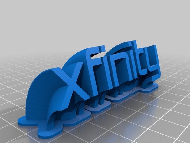 xfinity de la oficina personalizado 3D print model - Mito3D