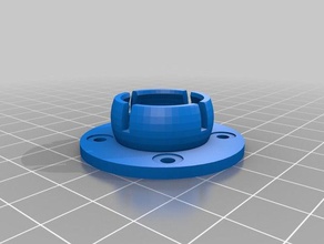 20mm boule-et-douille de montage ménage personnalisé 3d print model - Mito3D