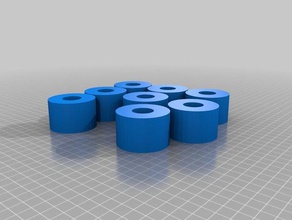 8 skateboard wheels 3d printing 3d print model - Mito3D